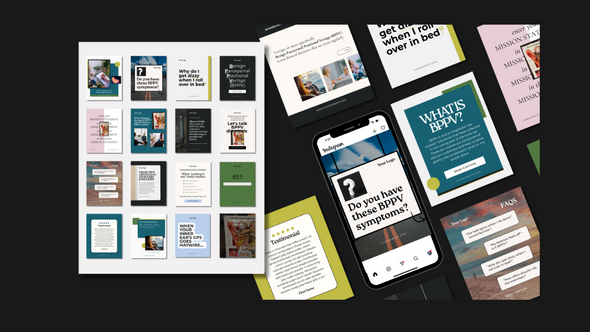 BPPV Social Media Canva Instagram Templates