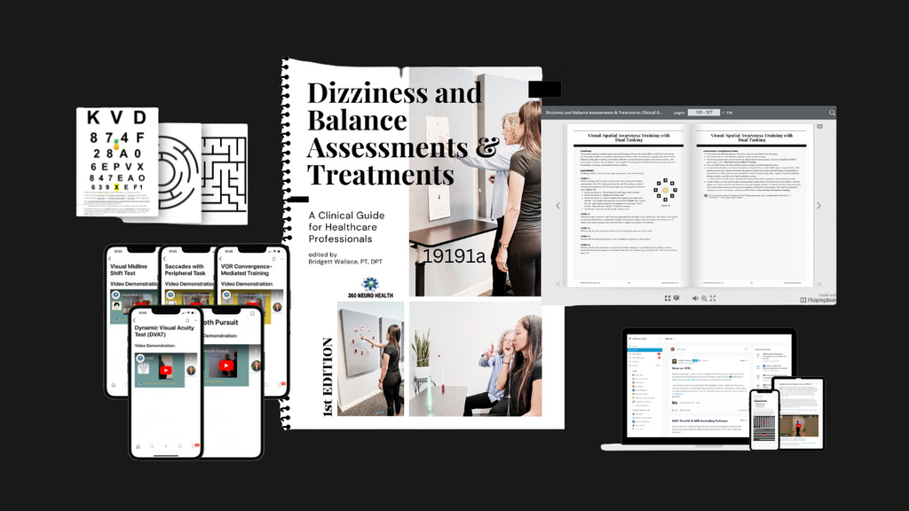 Spiral Bound: Dizziness and Balance Assessments & Treatments - A Clinical Guide for Healthcare Professionals | 1st Edition