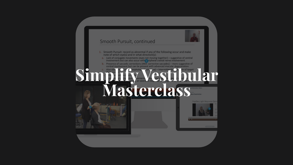 Simplify Vestibular Masterclass