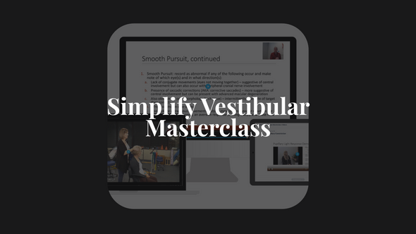Simplify Vestibular Masterclass