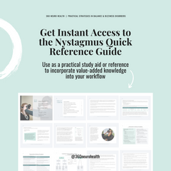 Nystagmus Quick Reference Guide