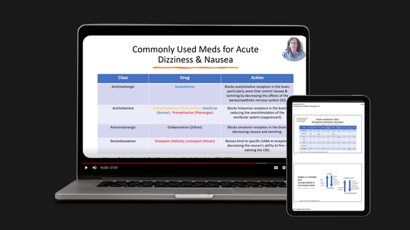 Peripheral Vestibular Disorders and Medical Management Lesson