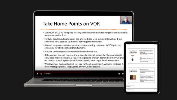 Vestibular Rehabilitation Therapy Lesson