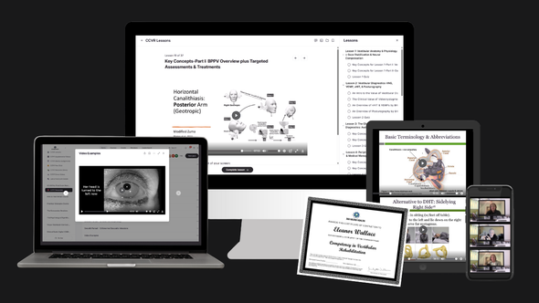 Certificate in Vestibular Rehabilitation (CVR) Course - (Includes All 11 Lessons)