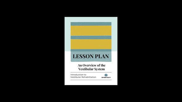 An Overview of the Vestibular System Plan for Introduction to Vestibular Rehabilitation Course