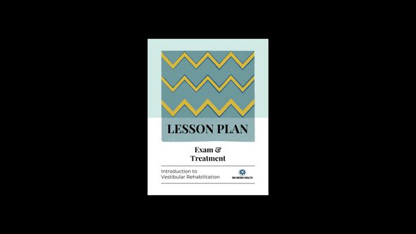 The Exam and Treatment Lesson Plan for Introduction to Vestibular Rehabilitation Course