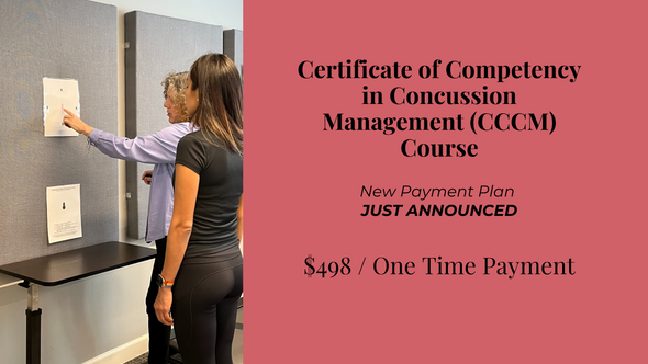 Certificate of Competency in Concussion Management (CCCM) Course