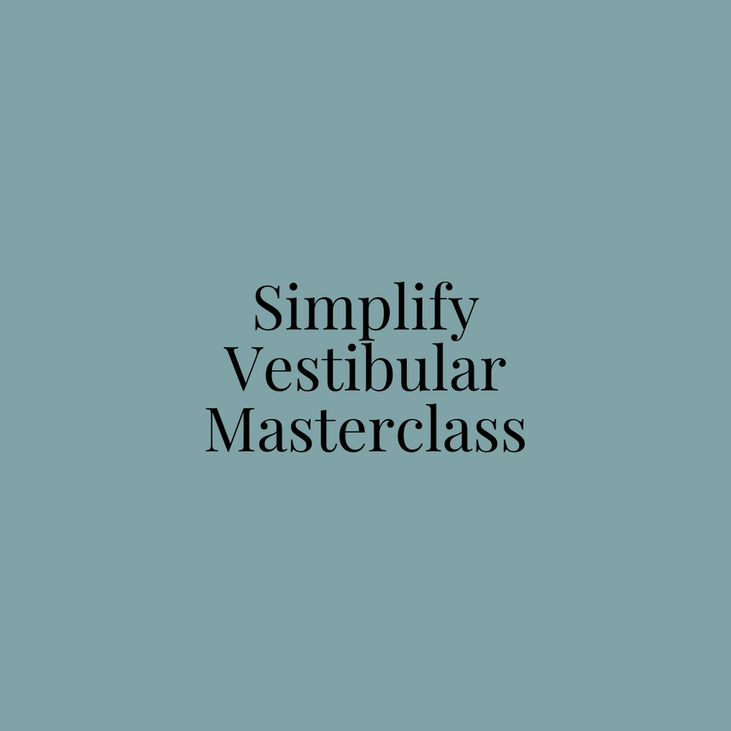Simplify Vestibular Masterclass