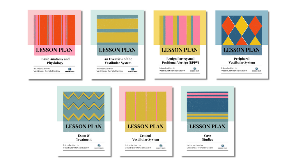 Introduction Vestibular Rehabilitation Course Lesson Plans Bundled Package