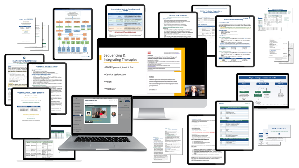 Get 12 VestibularSOAP (Subjective, Objective, Assessment, Plan) Tools + On-Demand Course Videos for just $59!